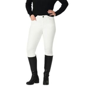 Apperloth A White Coated Skinny Pants Stretch Fit NWT L